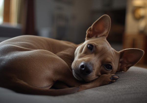 Xoloitzcuintli (miniature) from the coated varieties with smooth flat coat2